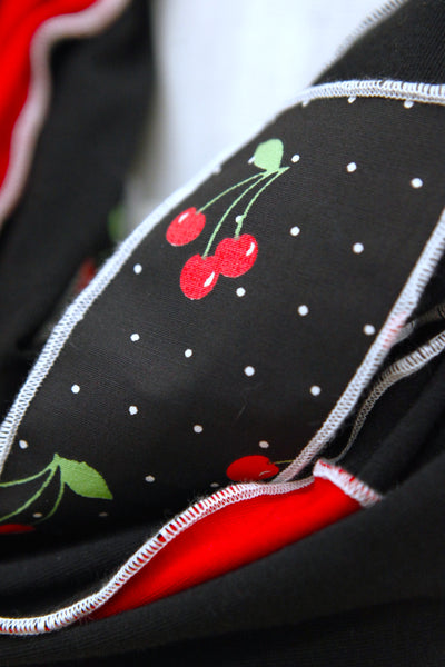 Black Cherry Infinity Scarf