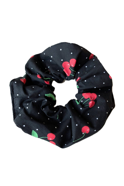 Salvaged Cotton Scrunchies