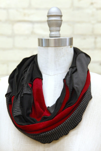 Black Raspberry Infinity Scarf
