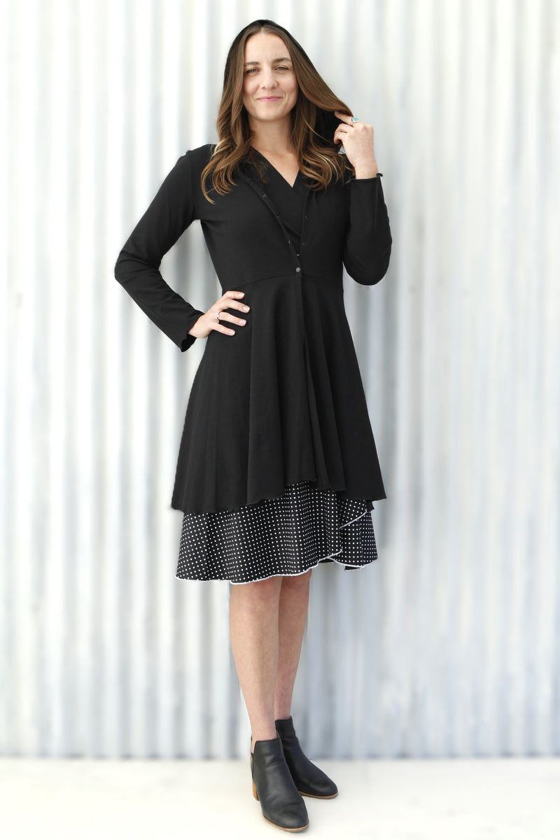 Black Virginia Dress Coat S