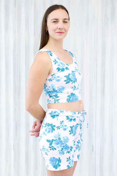 Blue Rose Bra