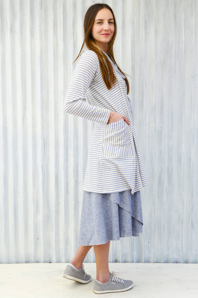 Sky Stripe Alena Duster