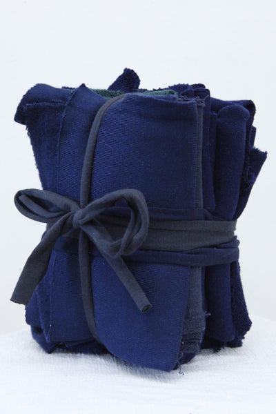 Cozy Navy Fabric Craft Bundle