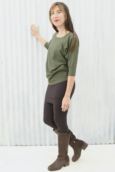 Coffee Lana Skirt