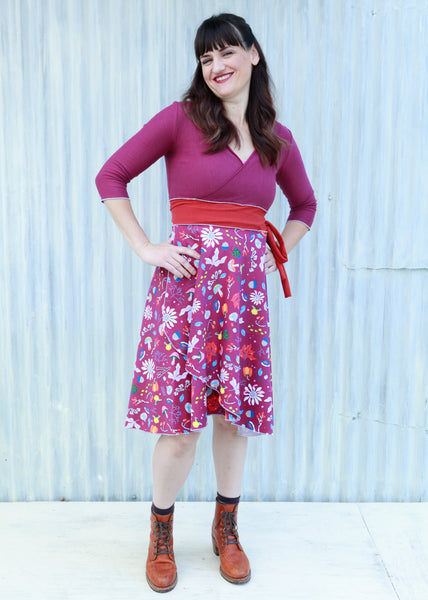 Dapper Day Wrap Dress