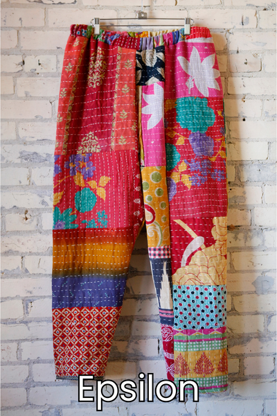 Kantha Quilt Pants