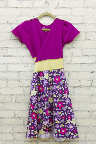 Flower Party Wrap Dress