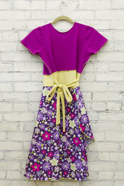 Flower Party Wrap Dress