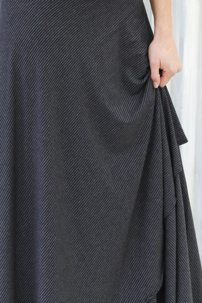 Granite Stripe Wrap Skirt