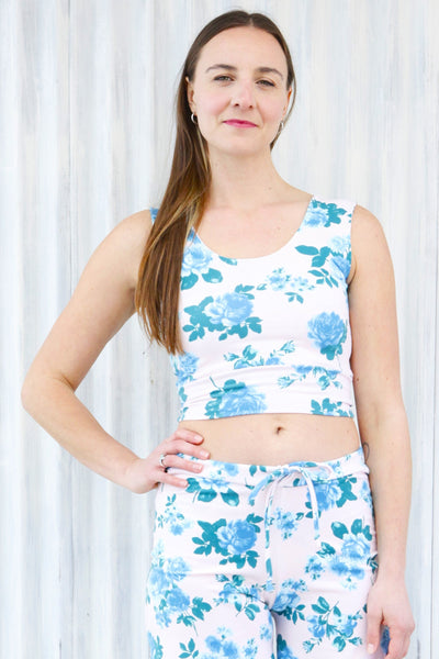 Blue Rose Bra