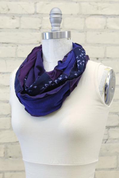 Indigo Bunting Infinity Scarf