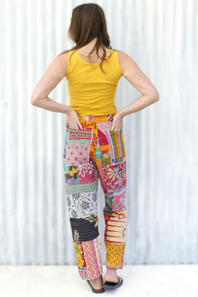 Kantha Quilt Pants