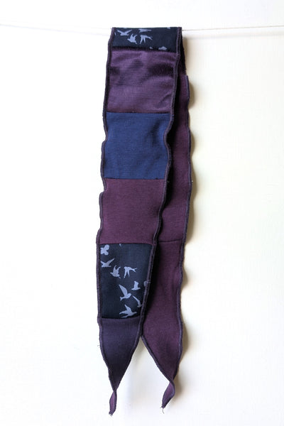 Indigo Bunting Patchwork Headband
