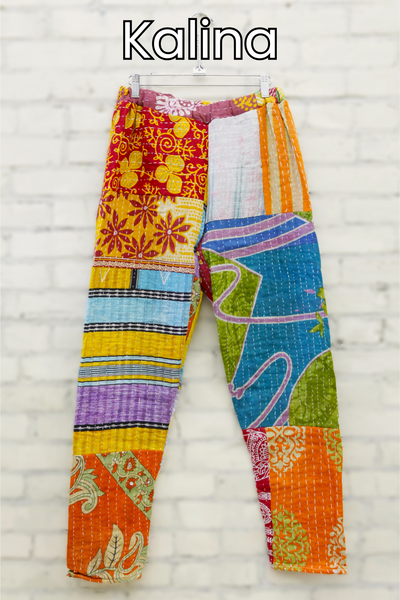 Kantha Quilt Pants