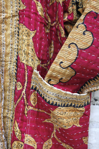 Fuchsia Flower Coat (L)