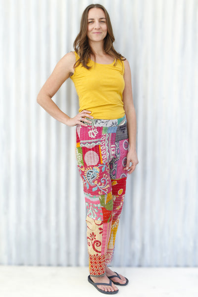 Kantha Quilt Pants