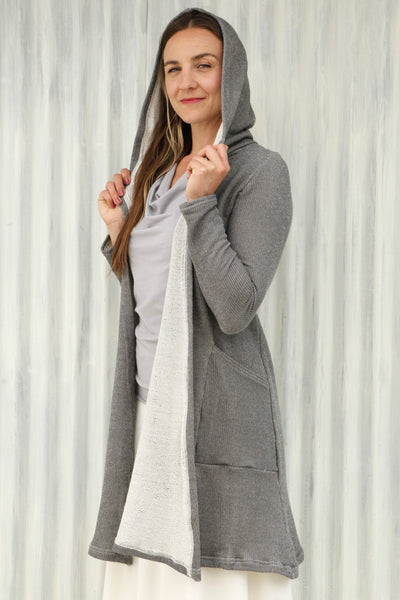 Light Gray Alexandra Duster