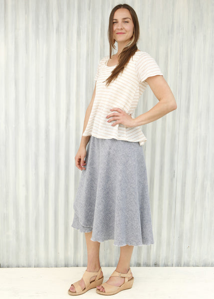Peach Stripe Avery Top