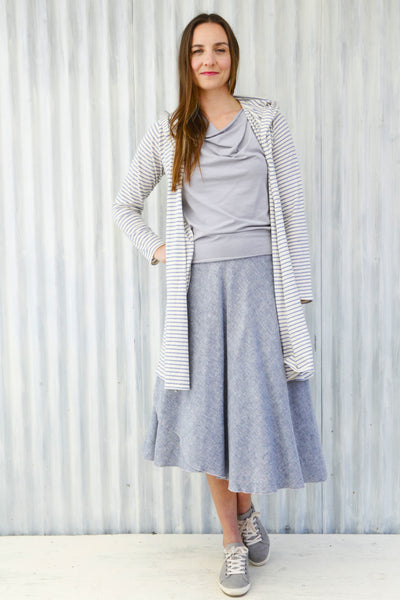 Sky Stripe Alena Duster