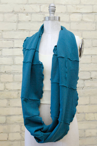 Teal Lucky Infinity Scarf