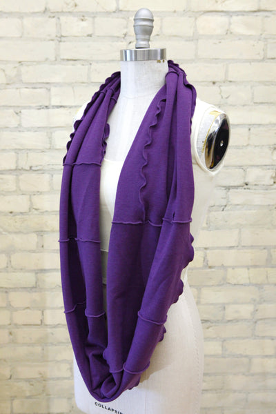 Purple Lucky Infinity Scarf