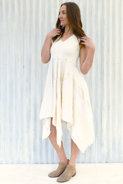 Natural Wisteria Pixie Dress