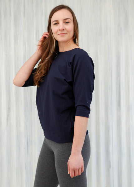 Navy Topaz Top