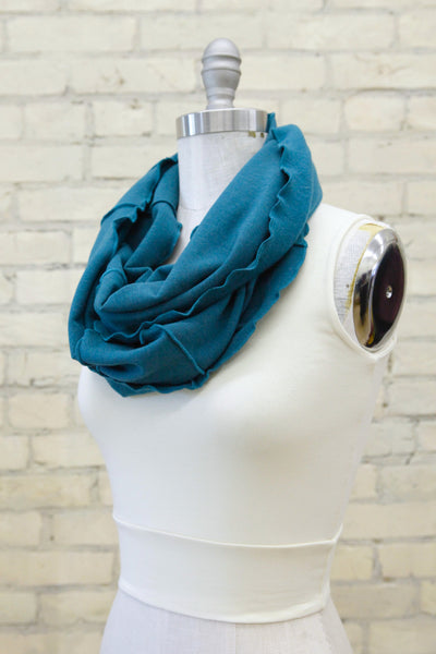 Teal Lucky Infinity Scarf