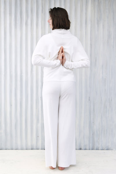 White Luxury Lounge Top