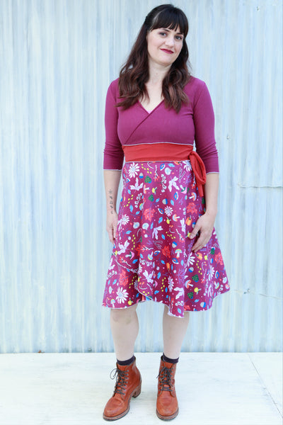 Dapper Day Wrap Dress