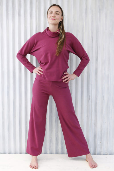 Boysenberry Luxury Lounge Top