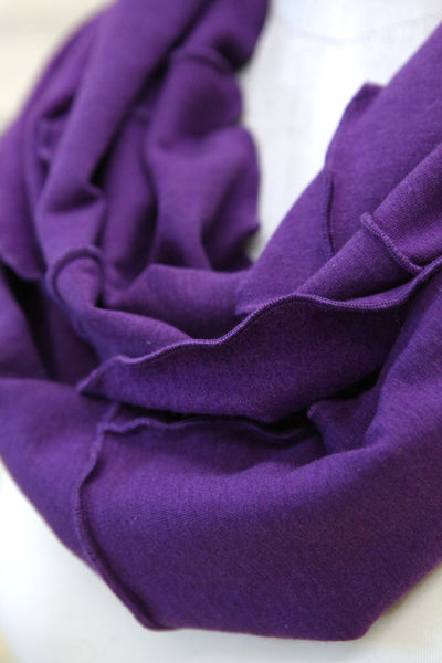 Purple Lucky Infinity Scarf