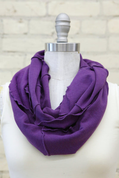 Purple Lucky Infinity Scarf