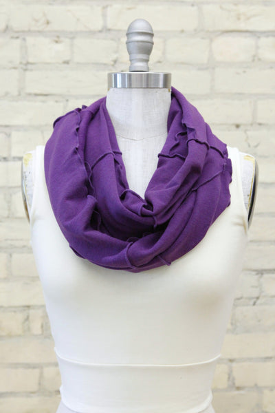 Purple Lucky Infinity Scarf