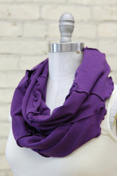 Purple Lucky Infinity Scarf