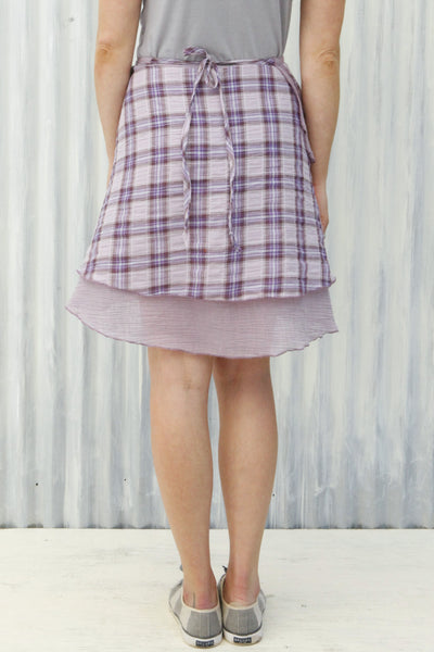 Purple Georgia Wrap Skirt