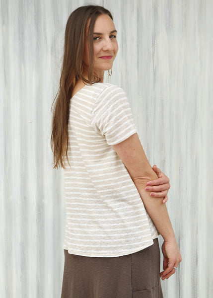 Sand Stripe Avery Top