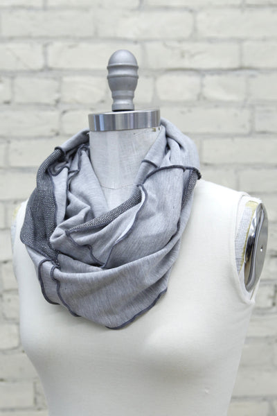 Silver Wolf Infinity Scarf