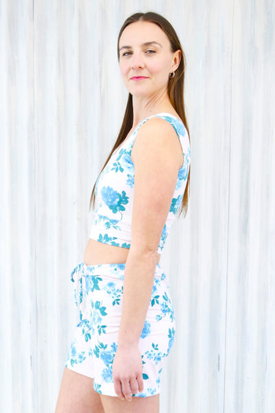 Blue Rose Bra