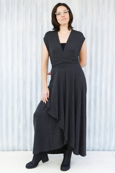 Granite Stripe Infinity Dress