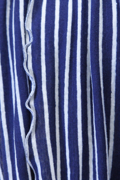 Navy Stripe Infinity Scarf