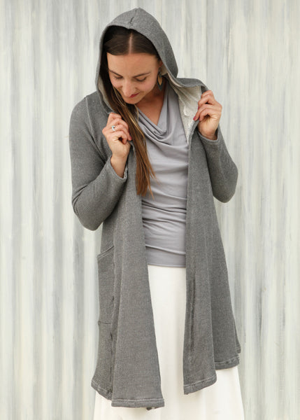 Light Gray Alexandra Duster
