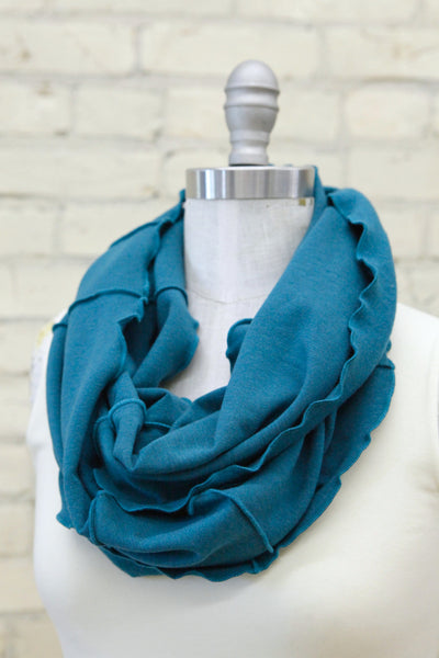 Teal Lucky Infinity Scarf