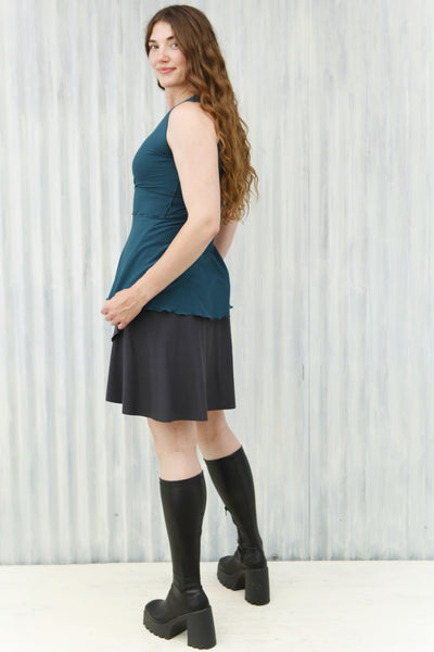 Teal Rowena Top