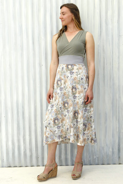 Waterflower Wrap Dress