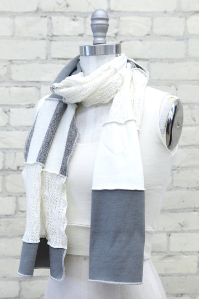 Winter Sage Patchwork Scarf