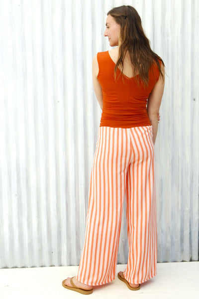 Tangerine Stripe Pants