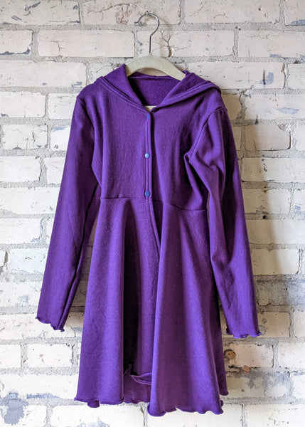 Purple Jewel Dress Coat (6-8 Years)