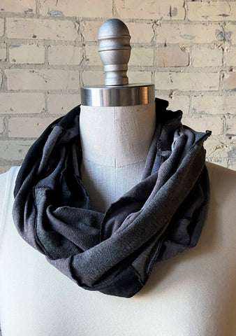 Shades of Gray Infinity Scarf