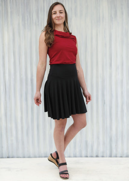 Black Lola Circle Skirt